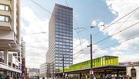 Bahnhof Zürich Oerlikon und Bauprojekt Andreas Tower