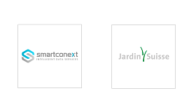 Logos smartconext und JardinSuisse