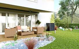 Wärmepumpe Aussen Garten UltraSource Hoval